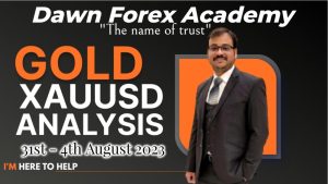 Read more about the article XAUUSD (GOLD) Weekly Analysis of 31st – 4th August 2023 #forex #xauusd #gold