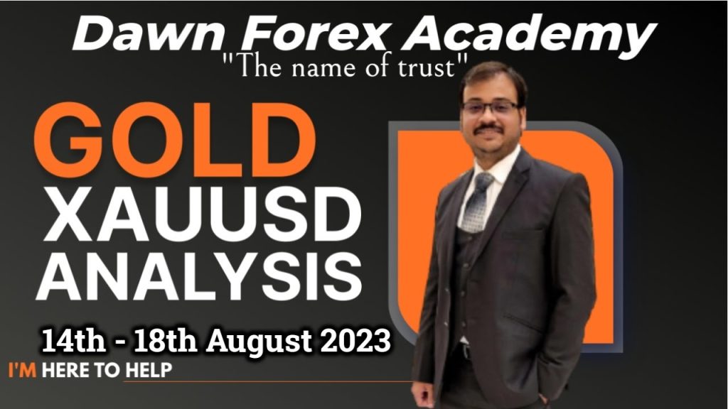 Read more about the article Weekly Forex Forecast XAUUSD(14th – 18th August 2023) #xauusd